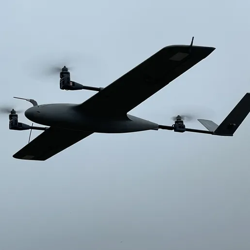 VTOL Drone in Flight