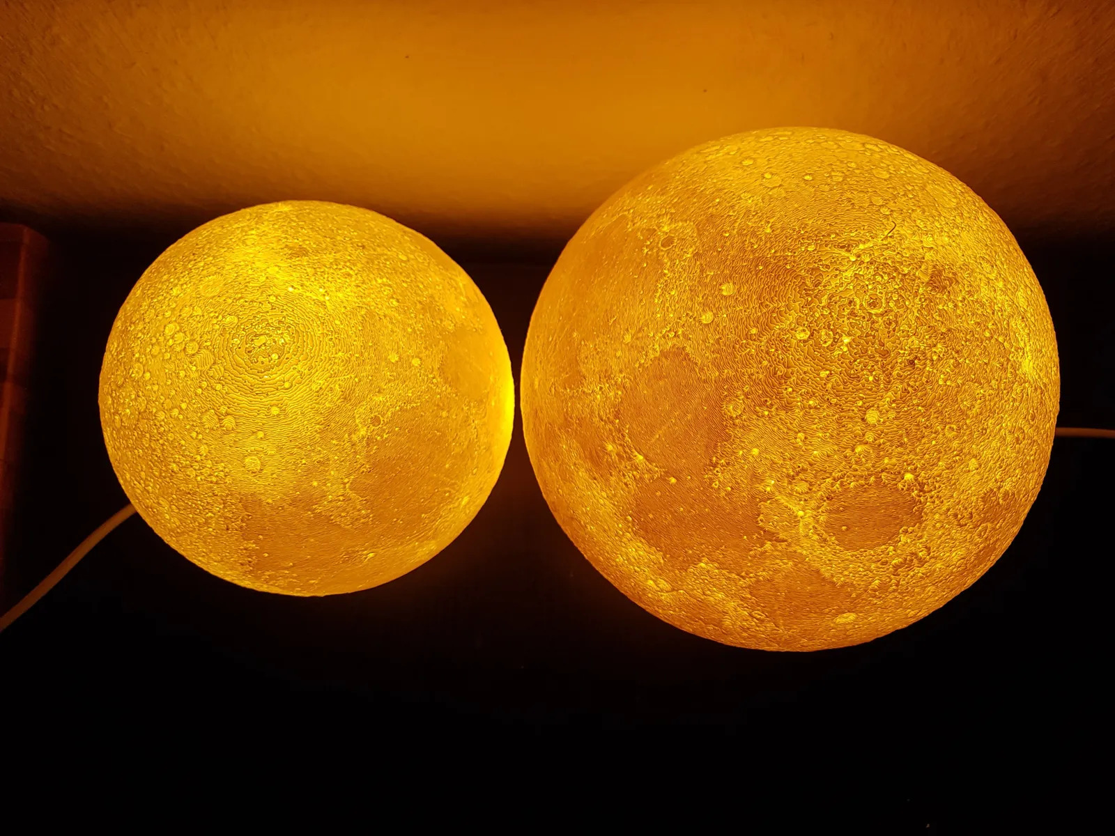 Moon Lamp Glowing