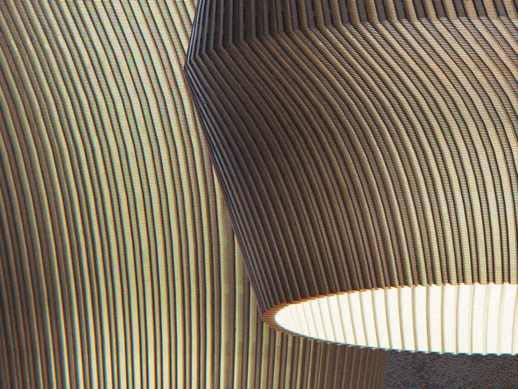 Twisted Lamp Glowing