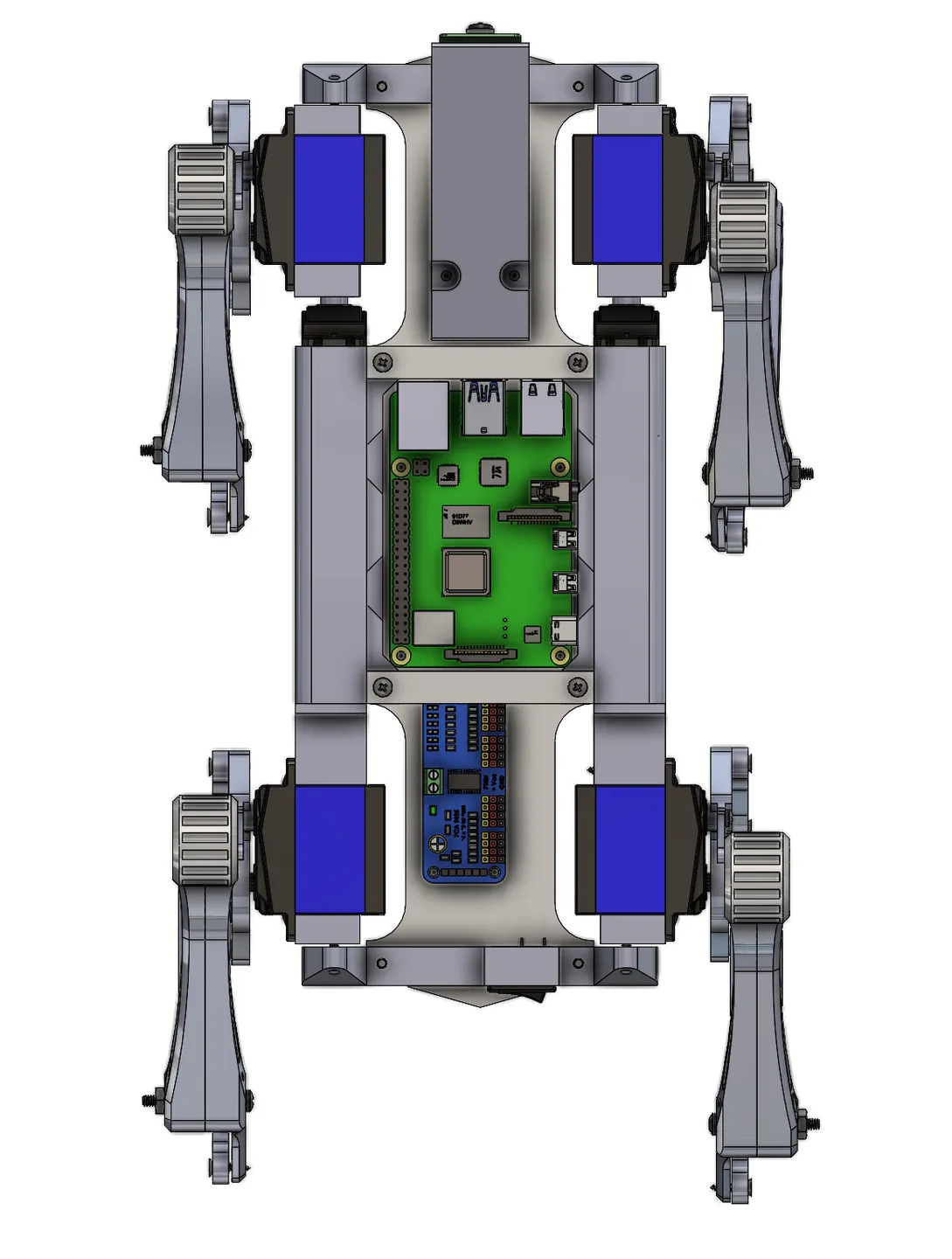 Quadruped Robot Walking